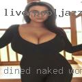 Dined naked woman